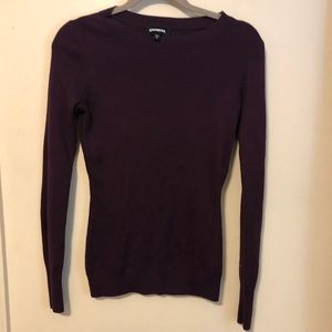 Express purple sweater